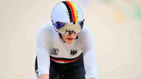 Franziska Brauße im Velodrome National von Paris