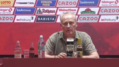 Christian Streich sprach auf der Pressekonferenz vor dem DFB-Pokalspiel gegen Kaiserslautern über die Frauen-EM und die Entwicklung des Frauenfußballs. 