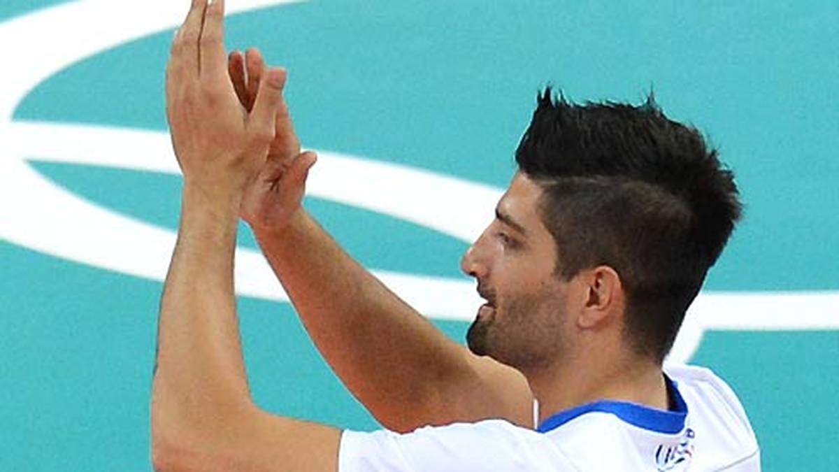 Oh, das reimt sich und was sich reimt ist gut: Italiens Volleyballer Dante Boninfante