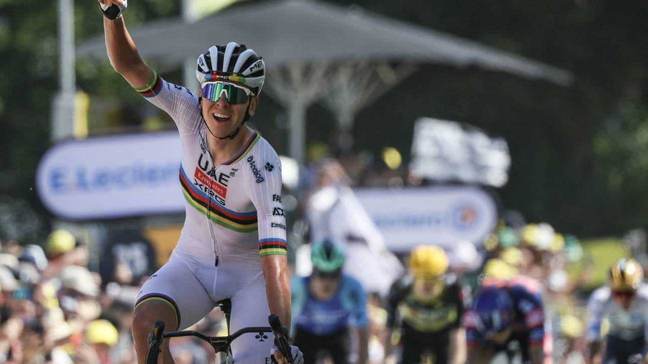 Pogacar gewinnt die 7. Tour-Etappe und holt Gelb zurück