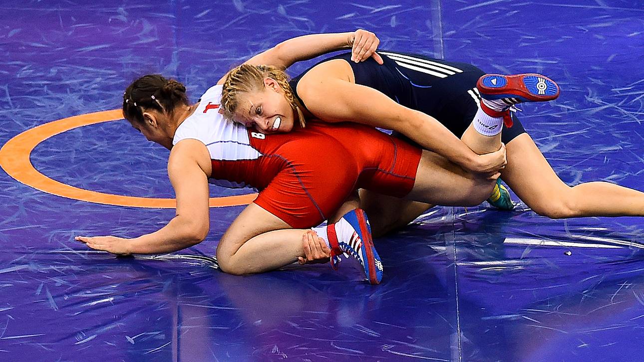 Weltmeisterin mit Stress hoch drei