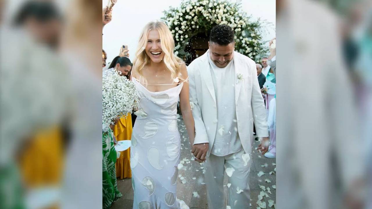 Hochzeit auf Ibiza: Brasilien-Legende Ronaldo heiratet Model Celina Locks