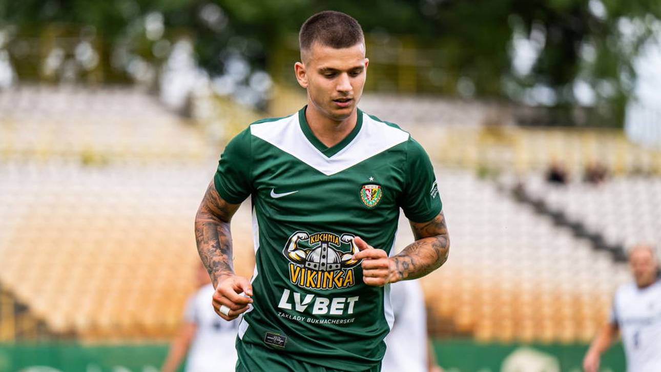 Mateusz Zukowski stieg mit Slask Wroclaw ab 