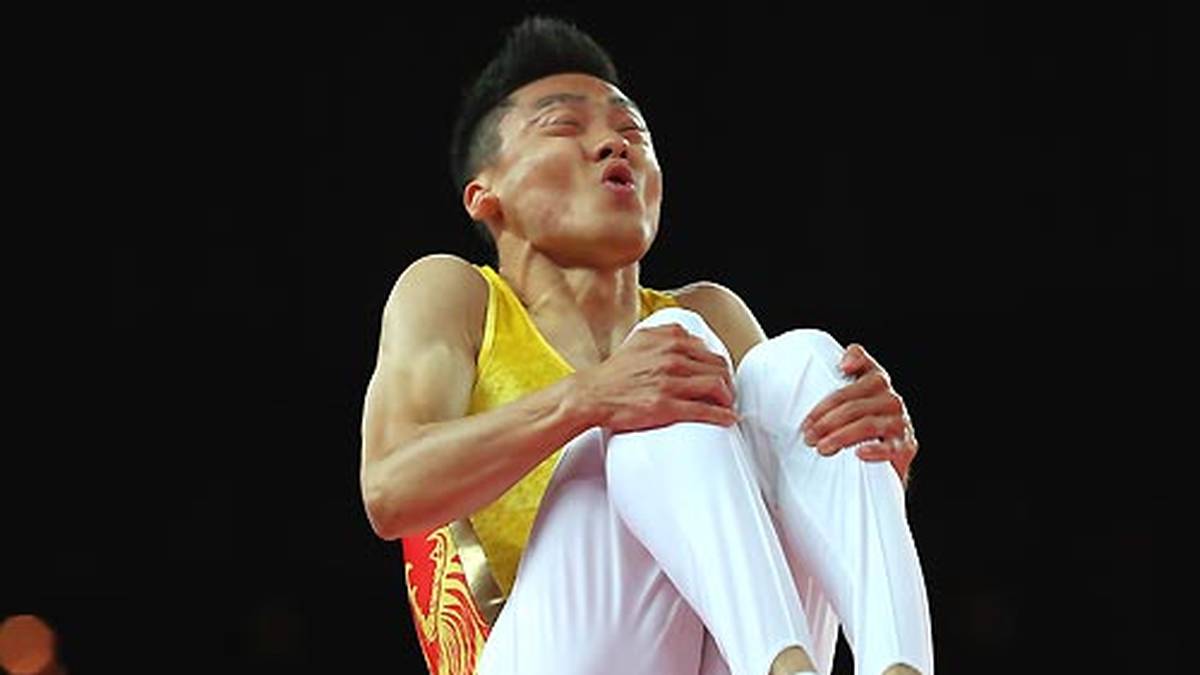Kann es einen passenderen Namen für einen Trampolin-Springer geben? Dong Dong holt sich Gold