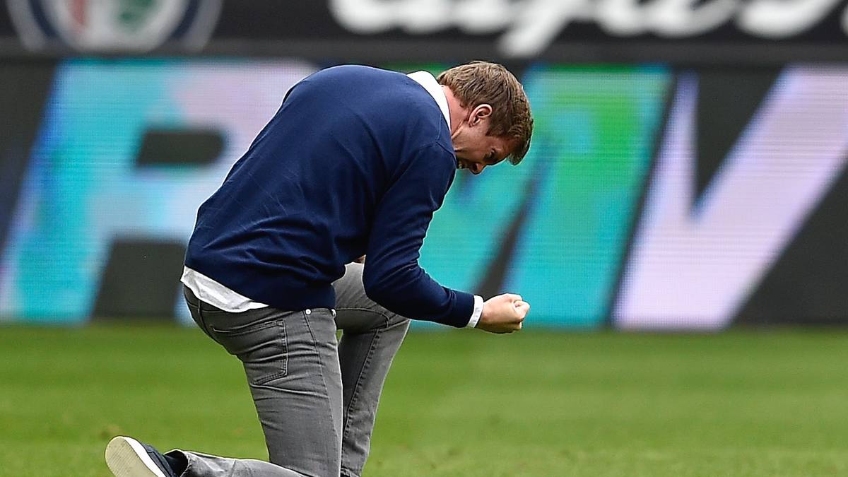 Hoffenheims Trainer Julian Nageslmann ist das eine Säge wert