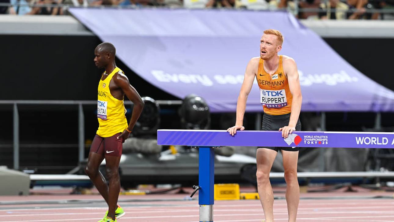 Ruppert enttäuscht in Hindernislauf