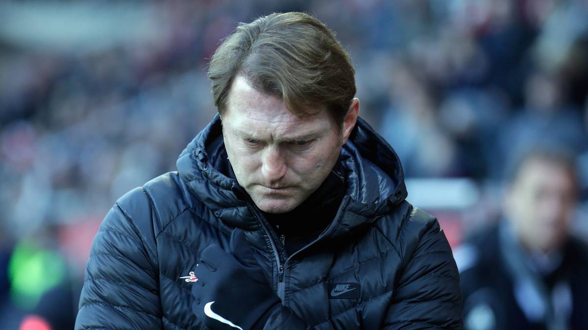 ... Leipzigs Trainer Ralph Hasenhüttl hat sich die Rückkehr an seine alte Wirkungsstätte anders vorgestellt