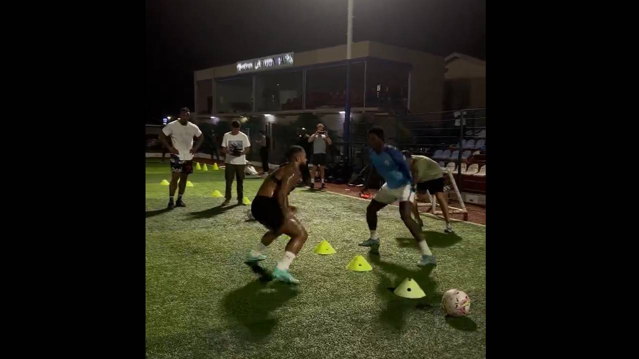 Memphis Depay trainiert in seinem Urlaub mit NFL-Star Brandon Marshall