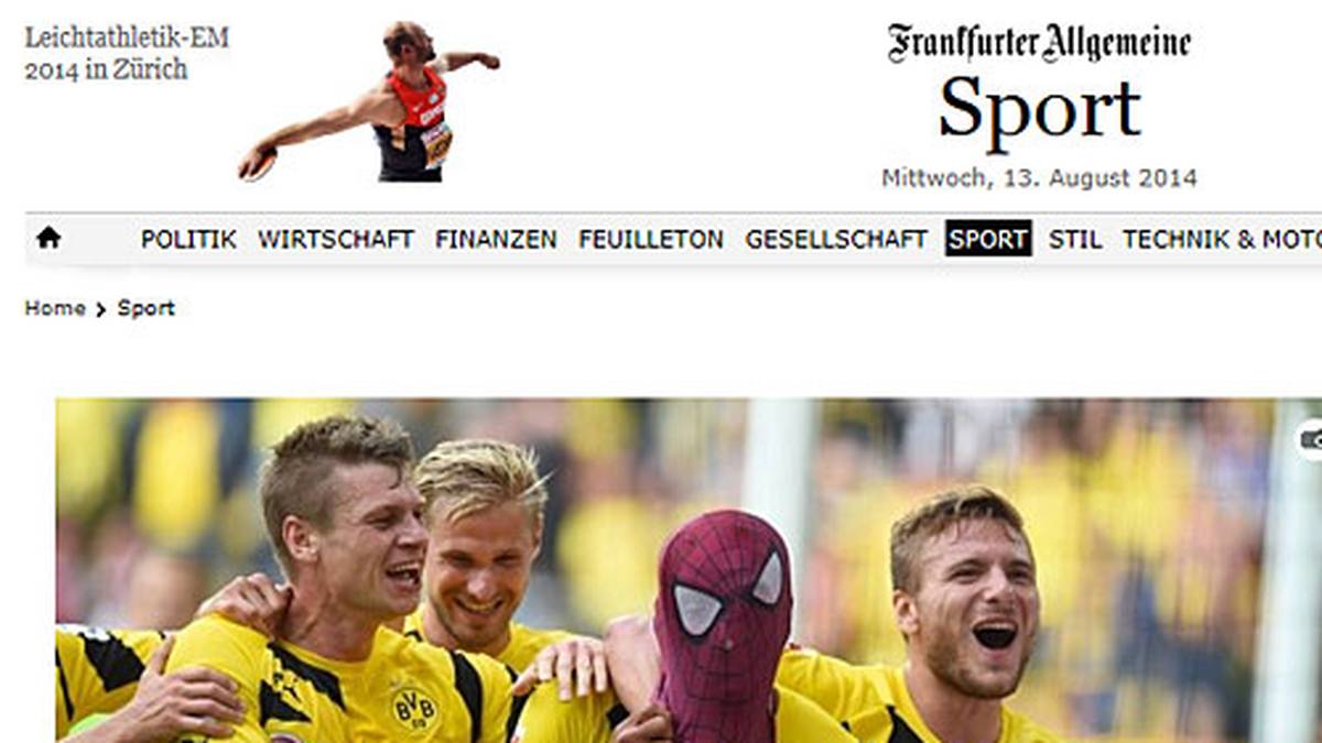 FAZ.net: "Dortmunder Maskenball"
                  