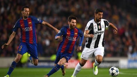 Sami Khedira warf mit Juventus Turin den FC Barcelona aus der Champions League