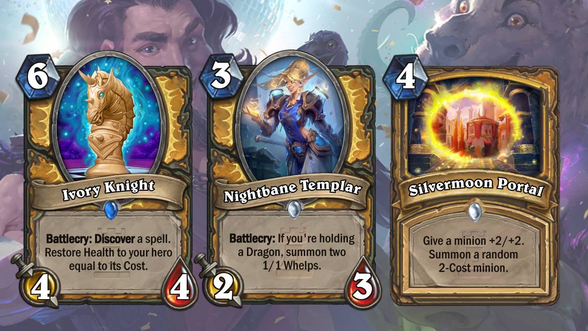 Die Paladinkarten aus dem Solo-Abenteuer deuten auf eine Meta mit viel Board-Swarm hin.