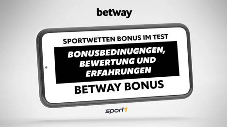 Der Betway Bonus – erhalte bis zu 100 € Bonus
