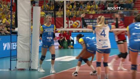 Der SSC Palmberg Schwerin führt dem SC Potsdam die erste Niederlage der Saison zu. Trotz zuletzt einiger Verletzungen und Krankheiten beweist das Team aus Mecklenburg-Vorpommern großes Kämpferherz.