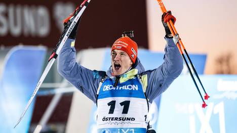Benedikt Doll gewann das Biathlon-Einzel in Östersund