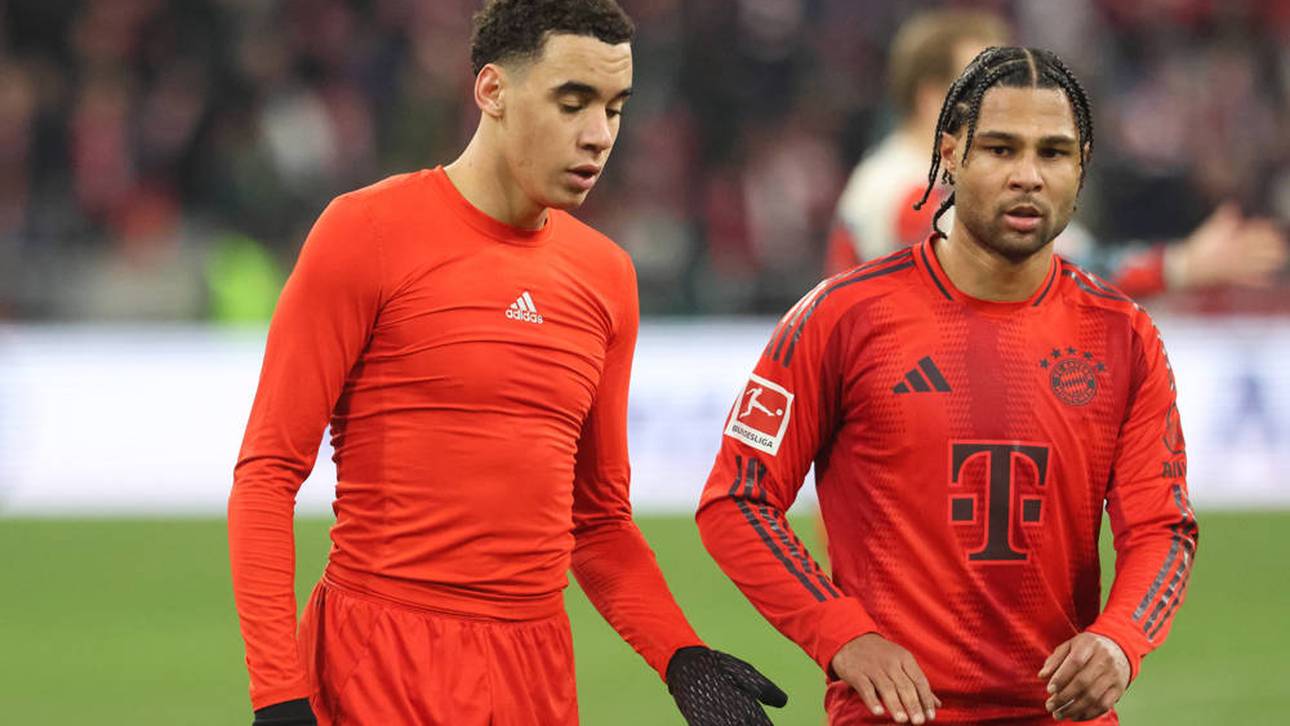 Wird Jamal Musiala (links) bald zum Problem für Serge Gnabry?