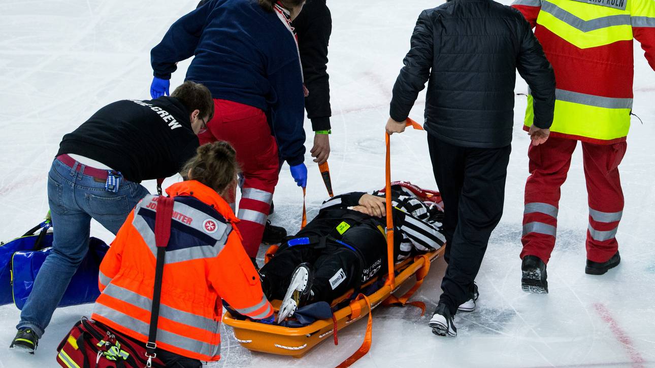 Entwarnung nach üblem Schiri-Crash