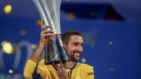 Marin Cilic freute sich über seinen historischen Titelgewinn