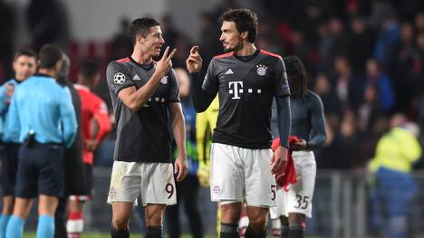 Robert Lewandowski und Mats Hummels