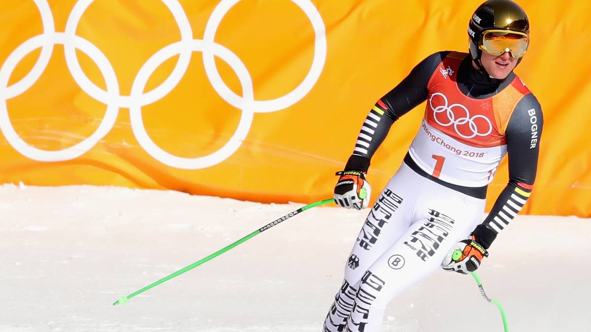 Im Ziel schaut er noch etwas skeptisch. Wegen seiner Startnummer 1 konnte er da aber auch noch gar nicht wissen, dass sich Svindal, Jansrud und Co. sich die Zähne an seiner Zeit ausbeißen werden
