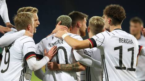 Die deutsche U21 gewinnt gegen Wales 
