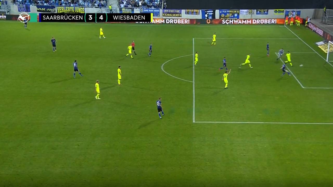 1. FC Saarbrücken - SV Wehen Wiesbaden (3:4) Tore und Highlights | 3. Liga
