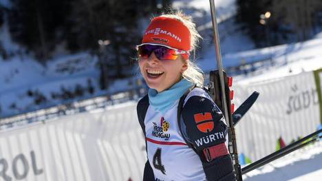 Johanna Puff gibt ihr Debüt im Biathlon-Weltcup