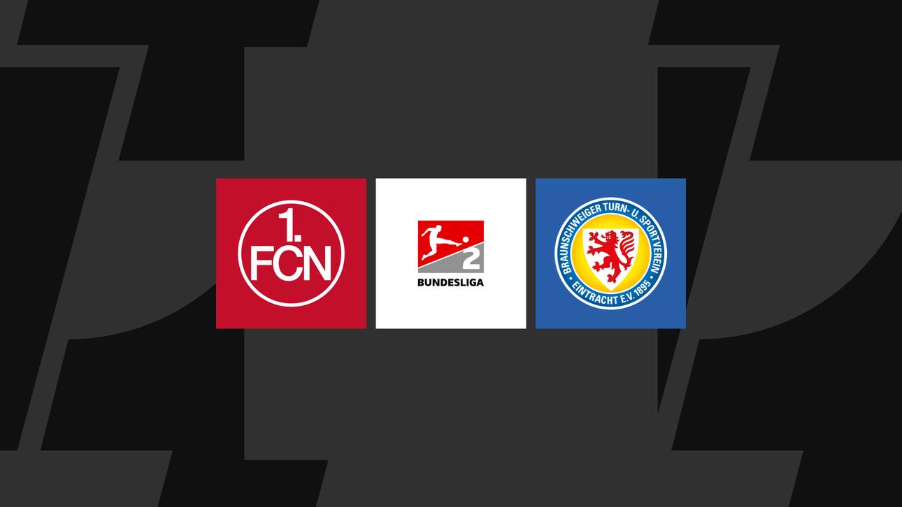2. Bundesliga heute: Nürnberg gegen Braunschweig