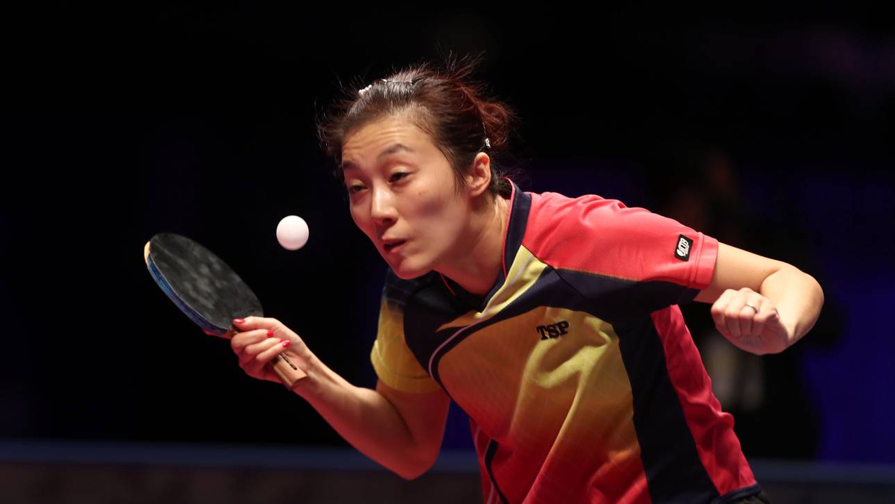 Ying spielt um Tischtennis-Gold