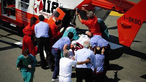 Die Ärzte konnten nach Roland Ratzenbergers Unfall nur noch seinen Tod feststellen