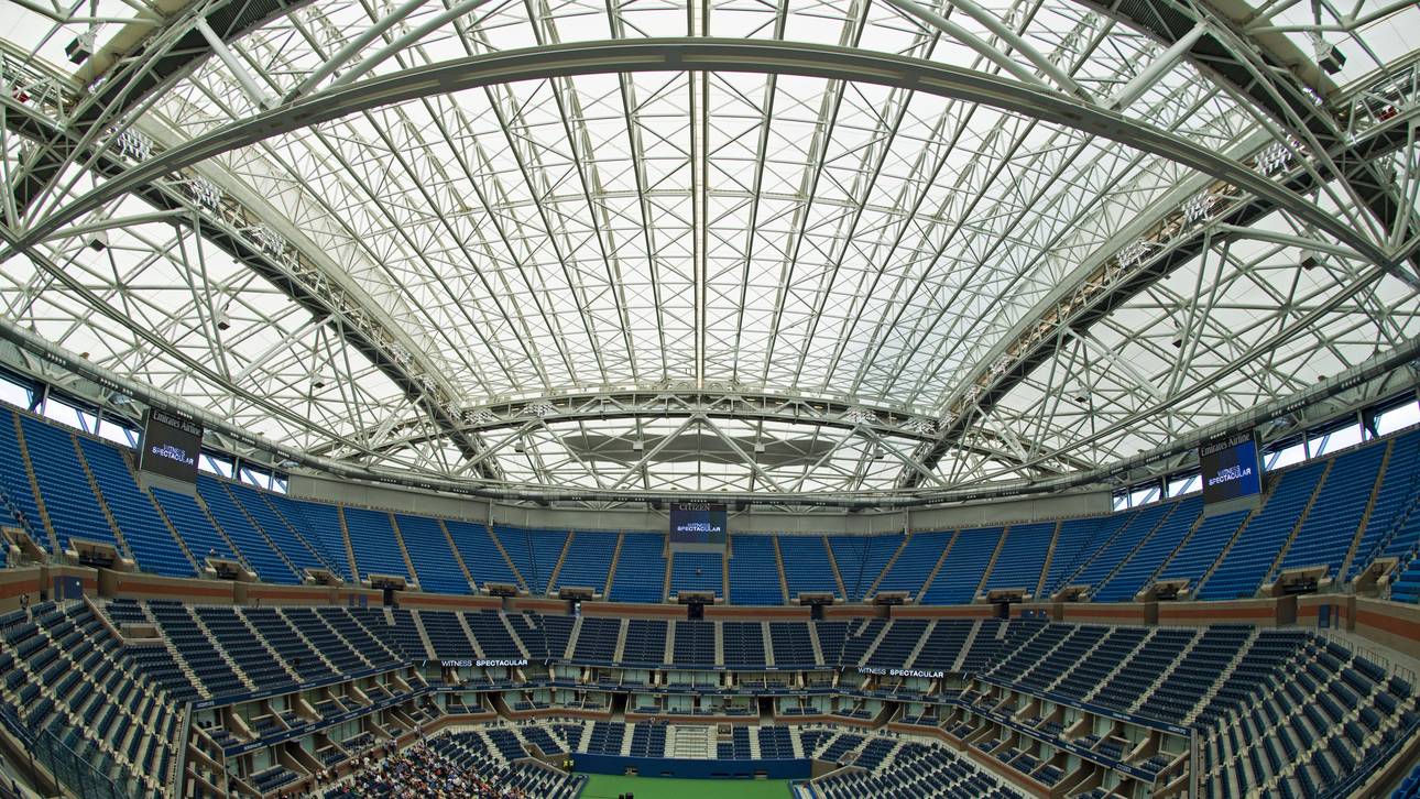 Das Arthur Ashe Stadium ist das Herzstück von Flushing Meadows.