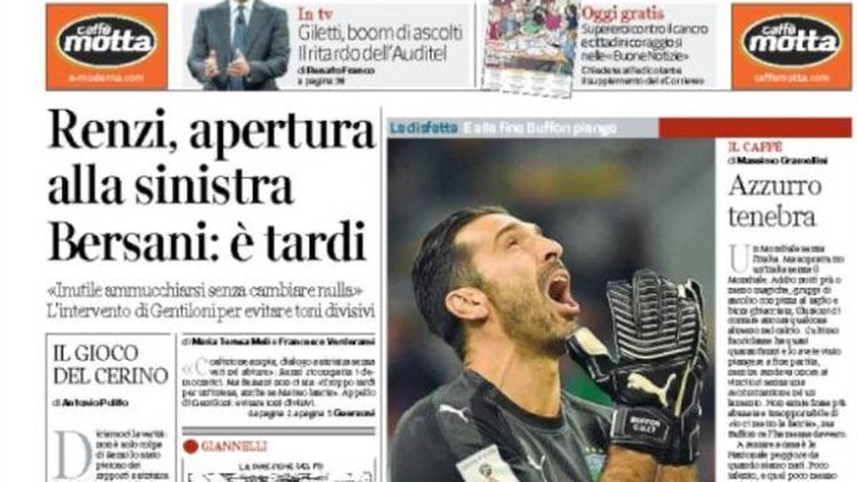 "Corriere della Serra" (Italien): "Finsteres Italien"