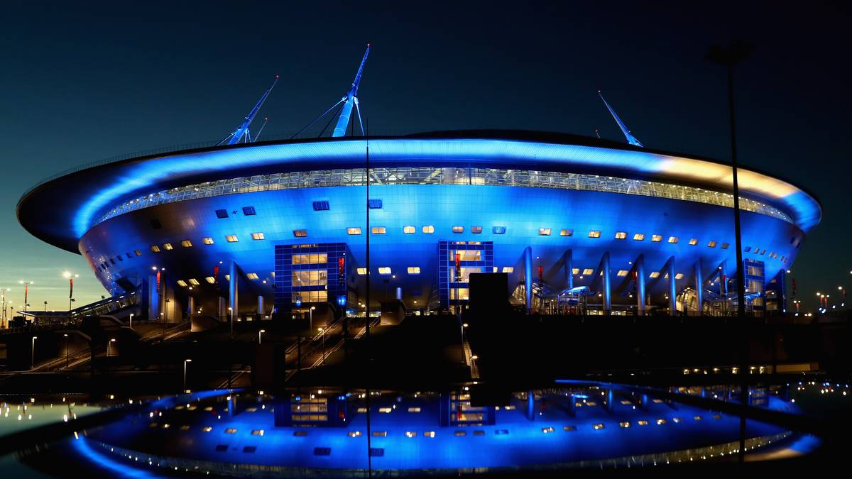 SANKT-PETERSBURG-STADION in Sankt Petersburg - Fassungsvermögen: 68.134 Zuschauer