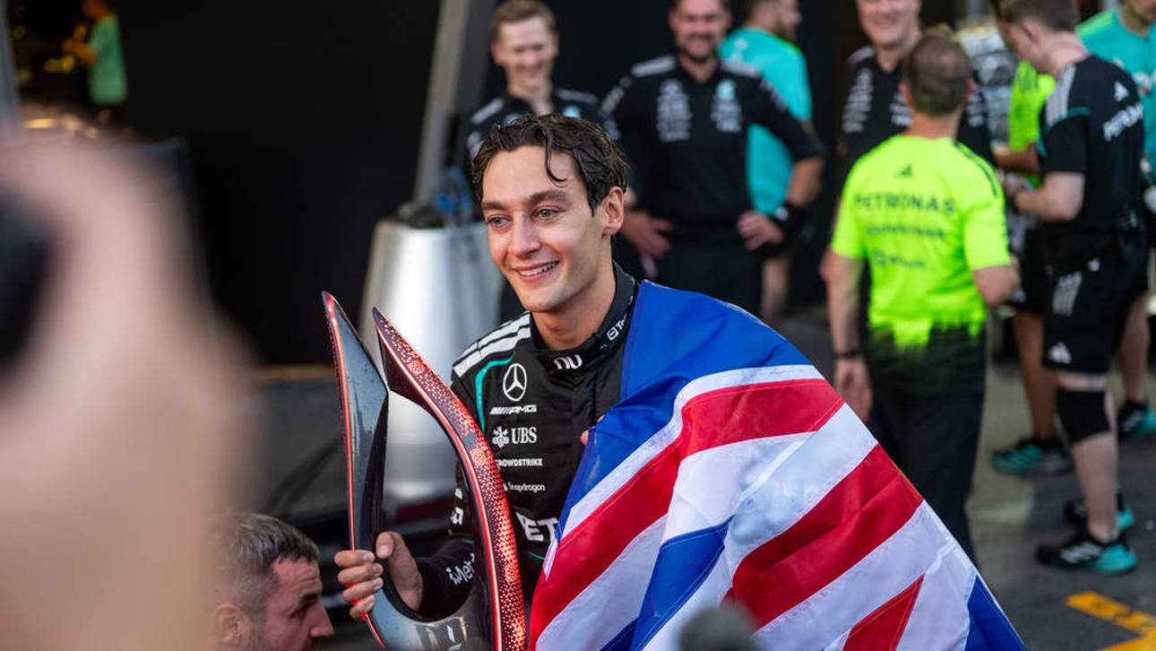 Russell gewinnt knapp vor Verstappen