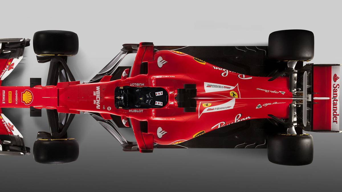 Ins Auge sticht aus der Vogelperspektive zudem der V-förmige Frontflügel 