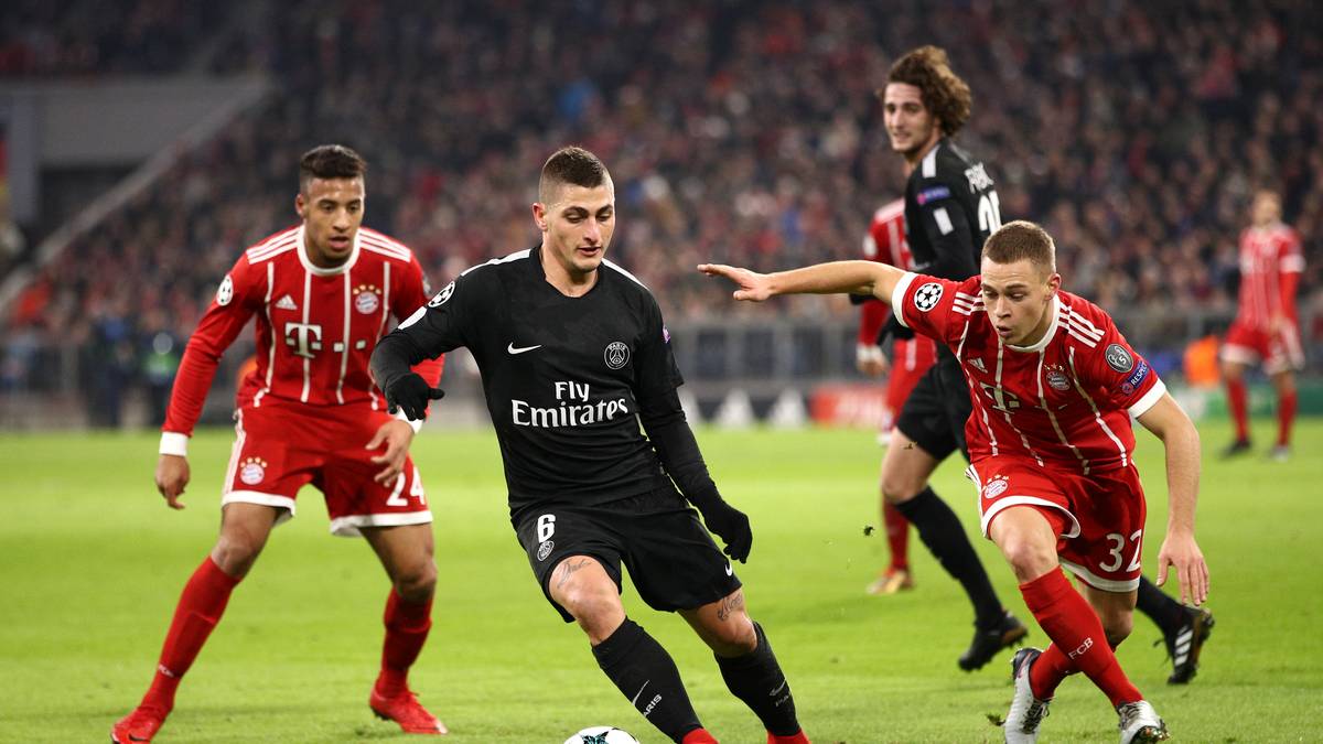 MARCO VERRATTI: Der Italiener war auch gegen Bayern der Ballmagnet (101 Kontakte) bei den Hauptstädtern, konnte dem Spiel aber nicht nachdrücklich seinen Stempel aufdrücken. Licht und Schatten. SPORT1-Note: 3,5