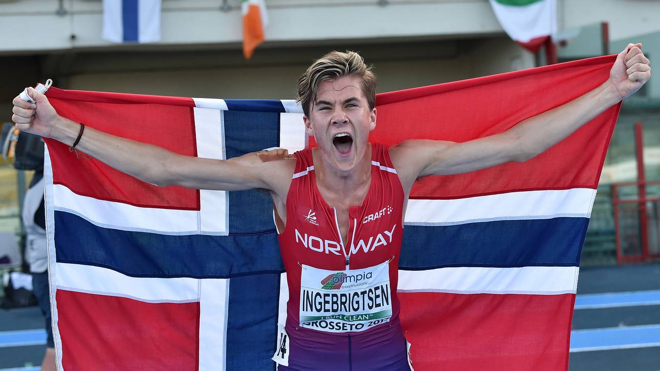 Jakob Ingebrigtsen wurde 2017 U20-Europameister im Hindernislauf