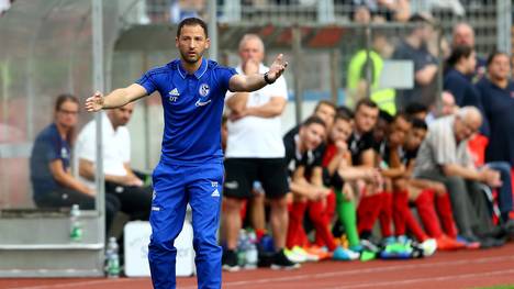 Trainer Domenico Tedesco hat auf Schalke große Hoffnungen geweckt