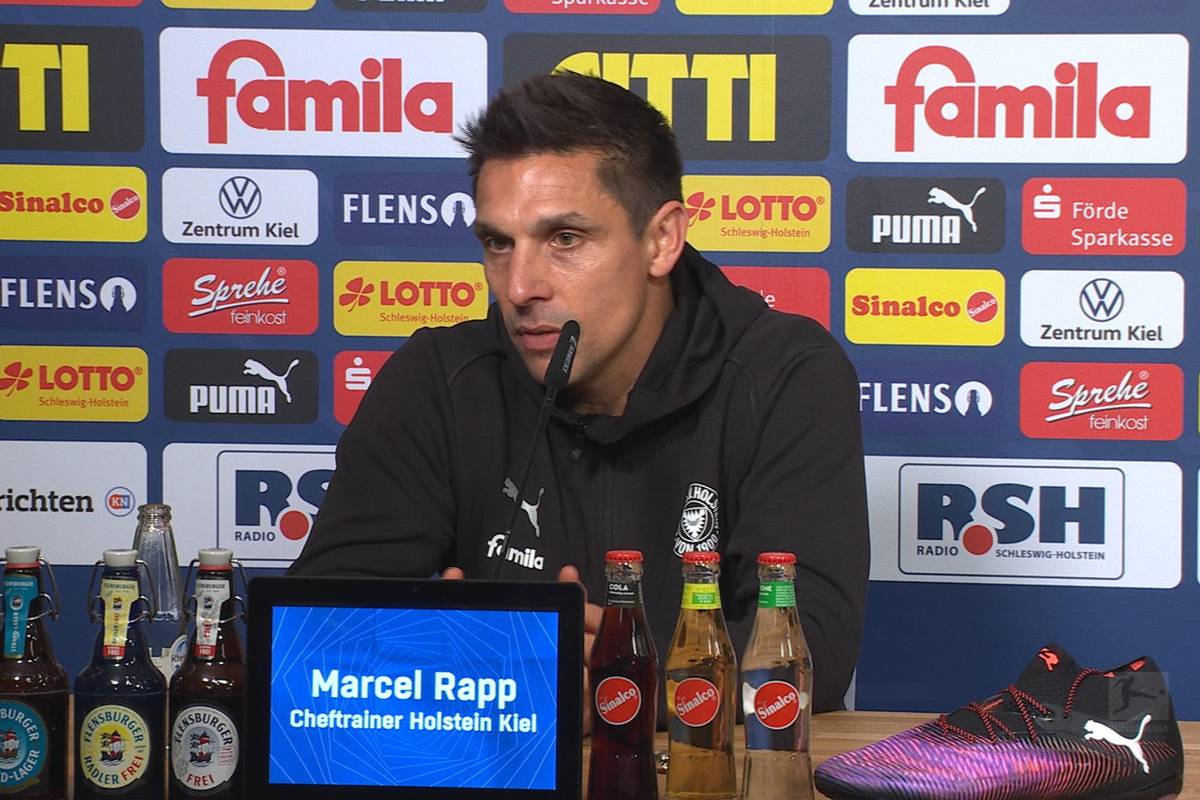 Kiel-Trainer Marcel Rapp zeigt sich nach dem Sieg gegen Borussia Dortmund selbstkritisch.