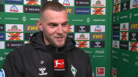 Werder Bremen gewinnt mit 2:0 gegen Union Berlin. Stürmer Marvin Ducksch zeigt sich nach dem Spiel glücklich über die Leistung. 