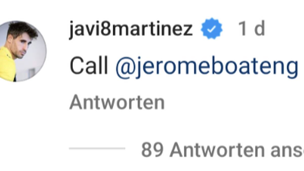 Javi Martínez wünscht sich eine Rückkehr von Jérôme Boateng 