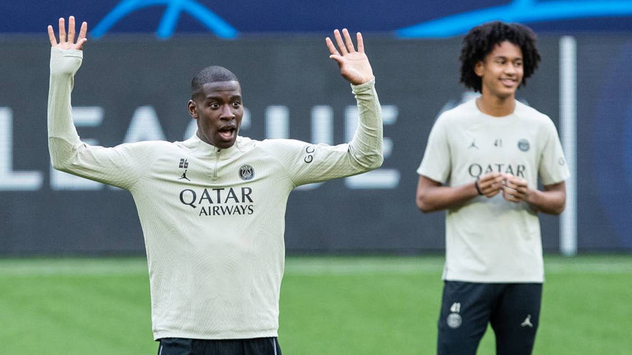 Nordi Mukiele (l.) schließt sich Bayer Leverkusen auf Leihbasis an