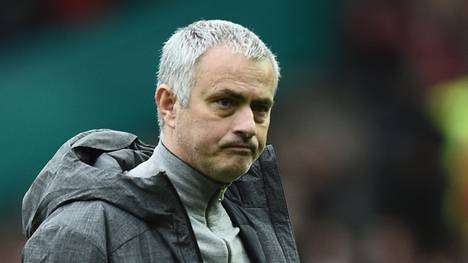 Jose Mourinho von Manchester United vor dem Duell im Achtelfinale der UEFA Europa League