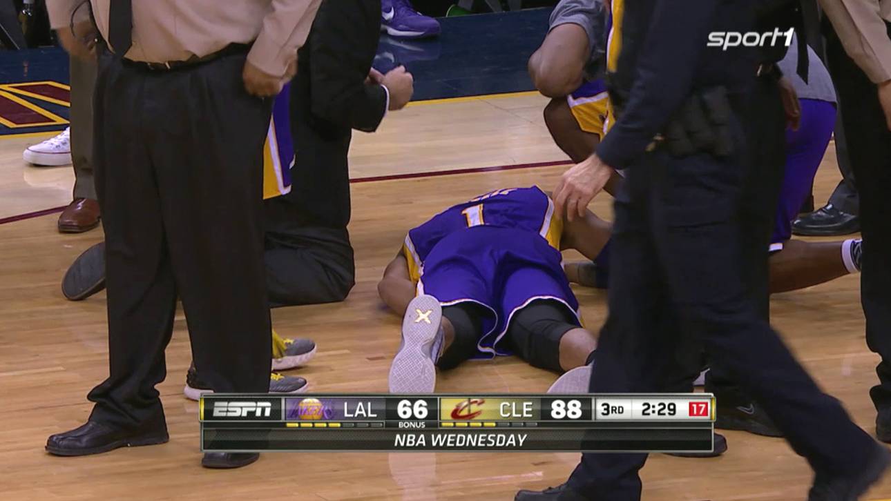 Schmerzhafte Begegnung mit LeBron