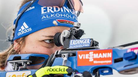Franziska Preuß hat sich am Wochenende mit einem Paukenschlag im Biathlon-Zirkus zurückgemeldet
