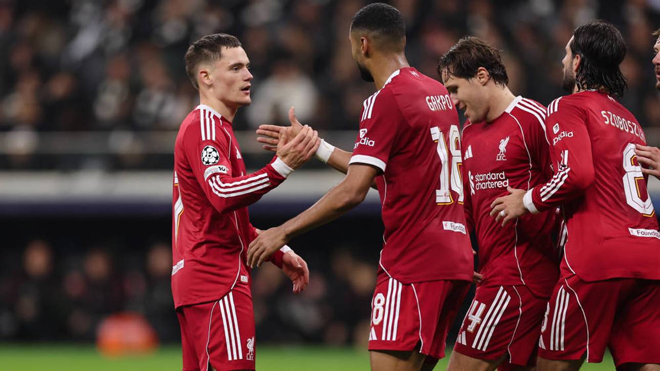 Florian Wirtz gelingen für den FC Liverpool gegen Eintracht Frankfurt zwei Assists