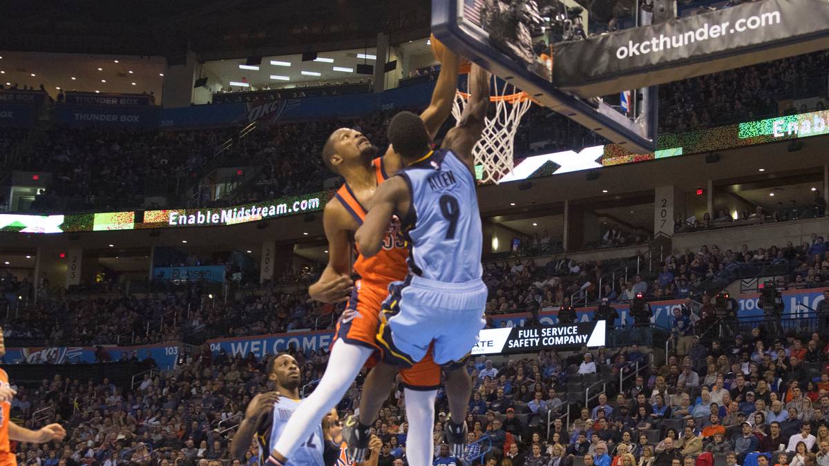 Kevin Durant beweist, dass er sich vor den Flugkünsten von James keineswegs verstecken muss