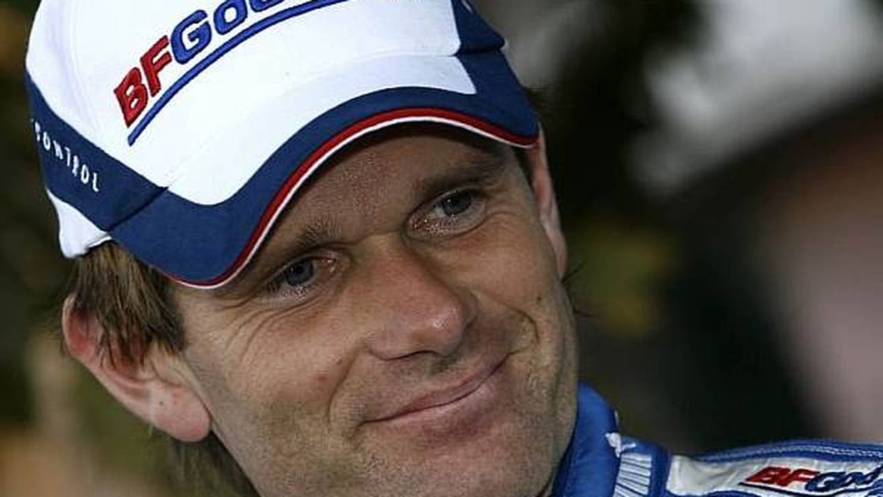 Grönholm fährt im Rahmen der Finnland-Rallye