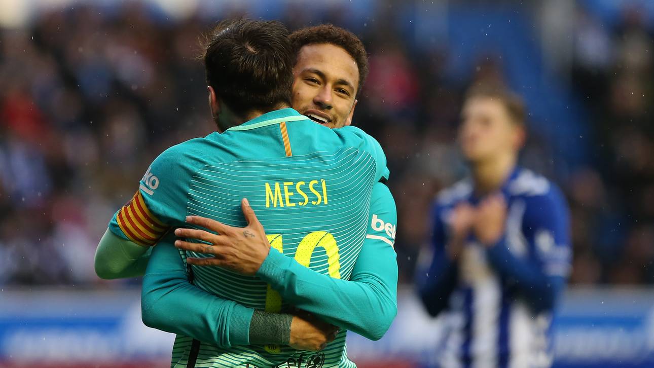 Dank Trio: Barca zerlegt Aufsteiger