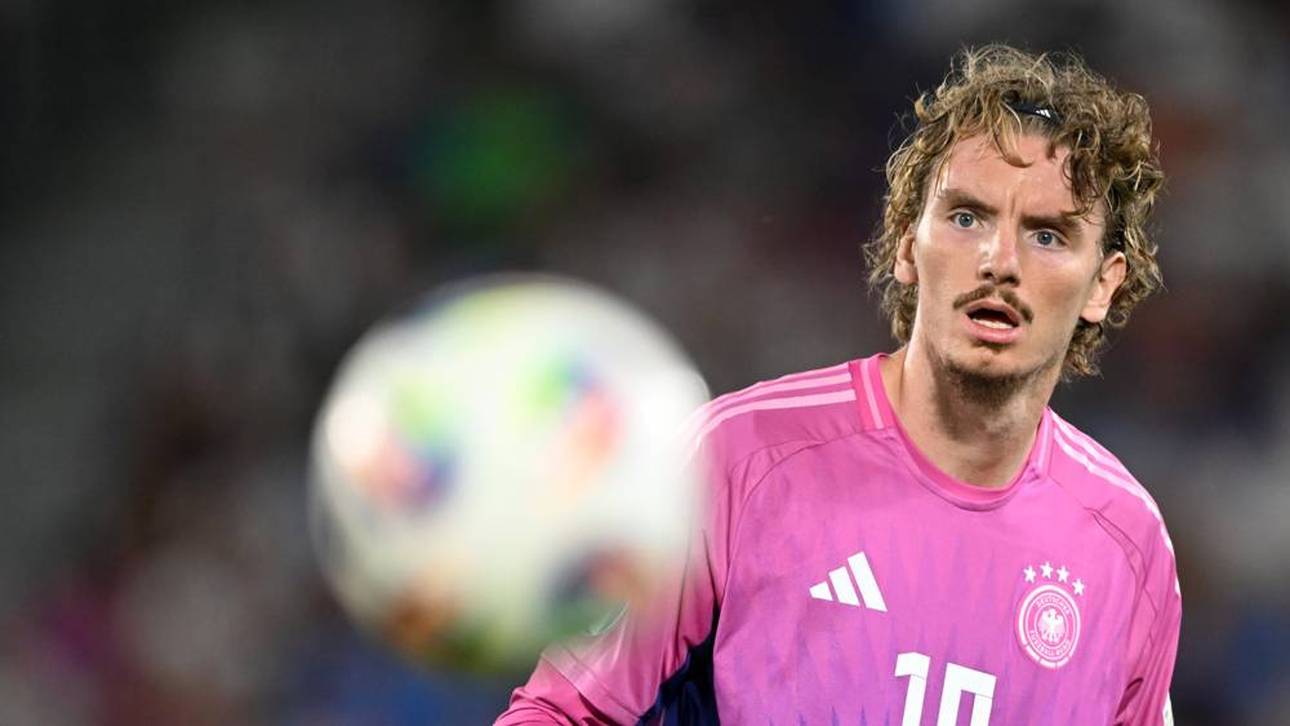 Nick Woltemade stand mit der U21-Nationalmannschaft im EM-Finale