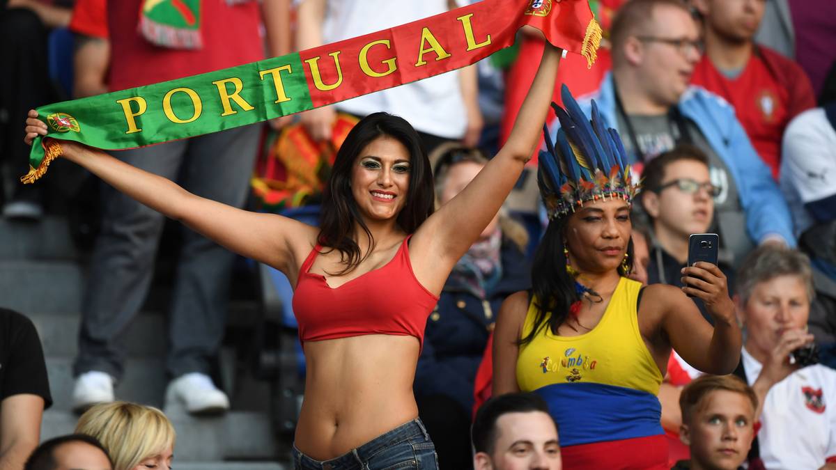 Gegen die Kroaten müssen sich die portugiesischen Fans ganz schön ins Zeug legen